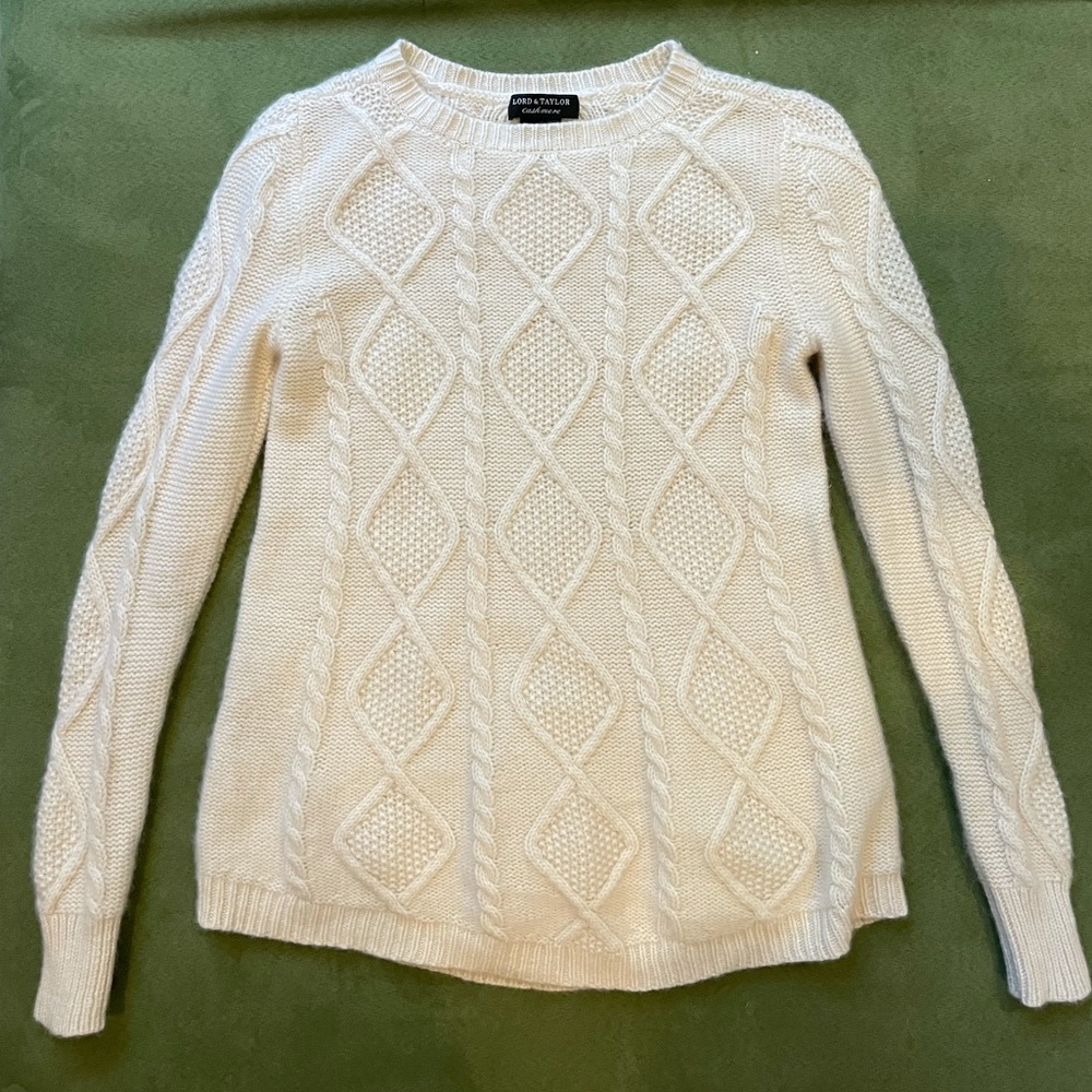 Lord and Taylor Cashmere Sweater